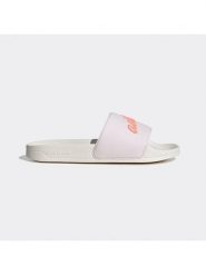 Adidas Klapki "Adilette" w kolorze białym ze wzorem rozmiar: 37. Białe klapki adidas, bez wzorów, klasyczne, z otwartym noskiem, bez obcasa, bez zapięcia. Za 70.41 zł.