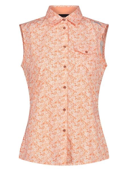 CMP Koszula funkcyjna w kolorze pomarańczowym rozmiar: 40. Pomarańczowe koszule CMP, bez wzorów, z materiału, sportowe, bez kołnierzyka, bez ramiączek. Za 111.45 zł.