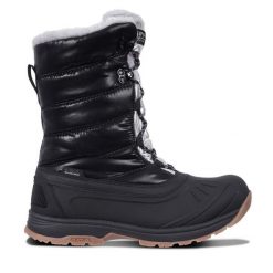 Śniegowce Icepeak. Czarne śniegowce Icepeak, bez wzorów, bez zapięcia. Za 879.99 zł.