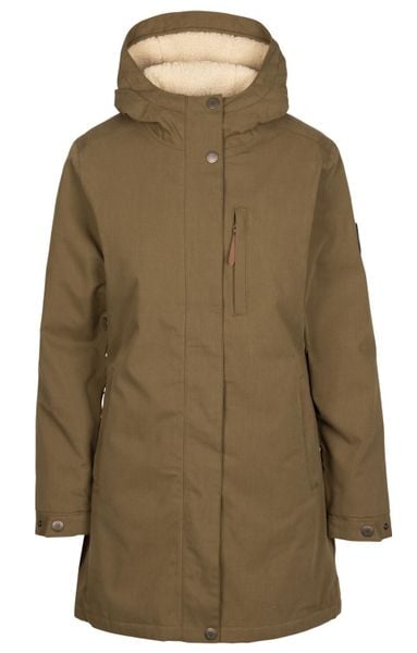 Trespass Risha kurtka damska TP50, Dark Olive. Zielone kurtki 2117 OF SWEDEN, na jesień, xs, bez wzorów, z bawełny, eleganckie, bez kaptura. Za 340.20 zł.