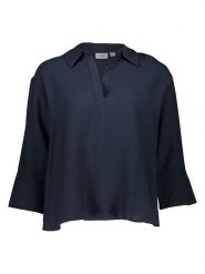 JDY Bluzka "Pepper" w kolorze granatowym rozmiar: XL. Niebieskie bluzki JDY, xl, bez wzorów, bez kołnierzyka, bez ramiączek. Za 92.42 zł.