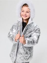 Płaszcz - srebrny. Szare płaszcze Sinsay, l, bez wzorów, bez kaptura. Za 79.99 zł.