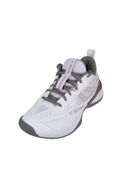 Buty sportowe VICTOR A610IVF AH. Białe buty treningowe Victor, bez wzorów, z gumy, bez zapięcia. Za 419.99 zł.