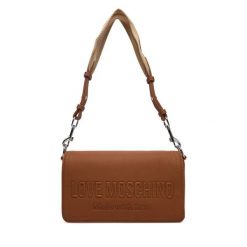 Torebka LOVE MOSCHINO. Brązowe torebki klasyczne Love Moschino, bez wzorów, klasyczne, bez dodatków. Za 839.99 zł.
