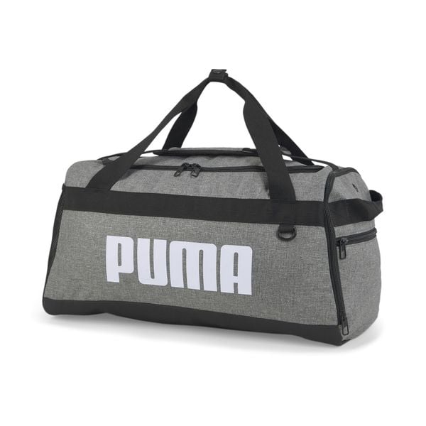 Torba sportowa Challenger S PUMA Medium Gray Heather. Szare torby sportowe Puma, bez wzorów, z materiału. Za 139.00 zł.