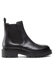Vagabond Sztyblety Kenova 5241-501-20 Czarny. Czarne botki Vagabond Shoemakers, bez wzorów, ze skóry, bez obcasa, na płaskiej podeszwie, bez zapięcia. Za 349.99 zł.
