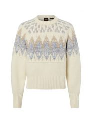 BOSS Orange Sweter z dzianiny z zawartością wełny dziewiczej - C_Farombo Kobiety beżowy, XS. Brązowe swetry BOSS Orange, xs, bez wzorów, z dzianiny, bez ramiączek. Za 599.95 zł.