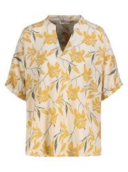 Eight2Nine Bluzka w kolorze beżowo-żółtym rozmiar: L. Brązowe bluzki Eight2Nine, l, bez wzorów, bez kołnierzyka, bez ramiączek. Za 82.99 zł.