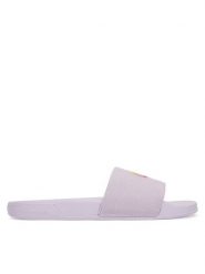 Calvin Klein Klapki Essential Slide Pride Cv Wn HW0HW03297 Fioletowy jasny. Fioletowe klapki Calvin Klein, bez wzorów, z materiału, bez obcasa, bez zapięcia. Za 189.99 zł.