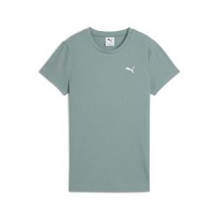 Koszulka damska Puma ESS Elevated. Zielone t-shirty sportowe Puma, xs, bez wzorów, bez ramiączek. Za 79.99 zł.