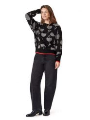 Scotch & Soda Sweter w kolorze szaro-czerwono-czarnym rozmiar: M. Czarne swetry Scotch & Soda, m, bez wzorów, bez ramiączek. Za 187.99 zł.