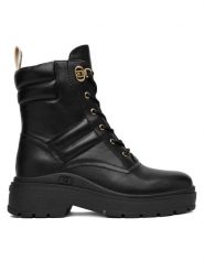 Liu Jo Trzewiki Andera 02 SF5095 P0102 Czarny. Czarne botki Liu Jo, bez wzorów, ze skóry, bez obcasa, na płaskiej podeszwie, bez zapięcia. Za 629.99 zł.