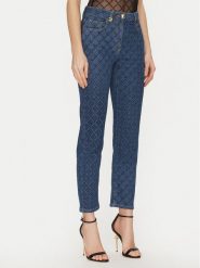 Elisabetta Franchi Jeansy PJ-95N-51E2-V400 Granatowy Regular Fit. Niebieskie jeansy Elisabetta Franchi, bez wzorów, z bawełny. Za 1,629.00 zł.