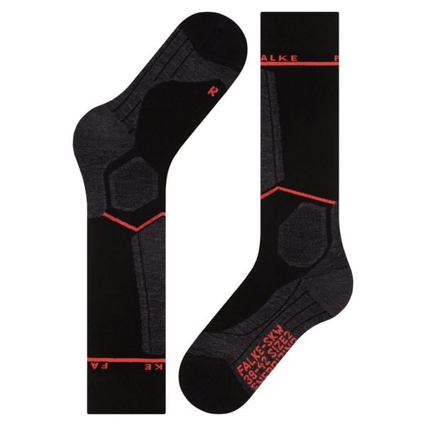 Podkolanówki damskie Falke SK Energizing Wool. Czarne skarpetki Falke, bez wzorów, z elastanu. Za 261.00 zł.