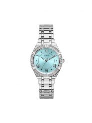 Guess Zegarek Cosmo GW0033L7 Srebrny. Szare, analogowe zegarki Guess, srebrne. Za 999.99 zł.