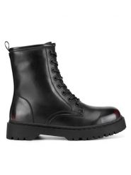 Jenny Fairy Trzewiki HY12659-1 Bordowy. Czerwone botki Jenny Fairy, bez wzorów, z materiału, bez obcasa, na płaskiej podeszwie, bez zapięcia. Za 129.99 zł.