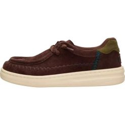HeyDude Damskie Mokasyny Harper Moc. Brązowe mokasyny Hey dude, bez wzorów, z materiału. Za 329.00 zł.