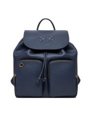 PINKO Plecak Carrie Backpack PE 25-26 PLTT 104351 A29Q Granatowy. Niebieskie plecaki Pinko, bez wzorów, ze skóry, bez dodatków. Za 1,619.00 zł.