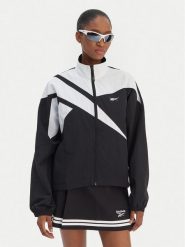 Reebok Bluza Silvia RK25517CCW Czarny Relaxed Fit. Czarne bluzy bez kaptura Reebok, xl, bez wzorów, z syntetyku, bez kaptura. Za 299.99 zł.