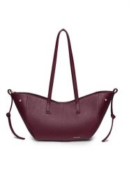 Puccini Shopper bag w kolorze bordowym - 50 x 22 x 17 cm rozmiar: onesize. Czerwone shopper bag Puccini, bez wzorów, z materiału, na ramię, bez dodatków. Za 196.70 zł.