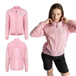 Kurtka rowerowa damska ATTABO Cahayo Jacket Windproof. Czerwone kurtki do biegania ATTABO, s, bez wzorów, bez kaptura, trekkingowe. Za 99.99 zł.