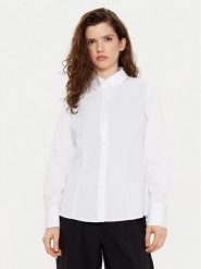 JOOP! Koszula 30045088 Biały Slim Fit. Białe koszule Joop!, bez wzorów, z bawełny, biznesowe, bez kołnierzyka, bez ramiączek. Za 269.99 zł.