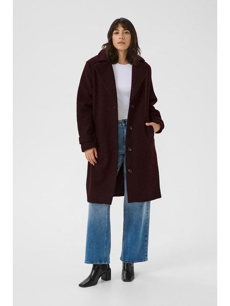 Kaffe Płaszcz zimowy w kolorze brązowym rozmiar: 36. Brązowe płaszcze Kaffe, na zimę, bez wzorów, z puchu, bez kaptura. Za 335.82 zł.