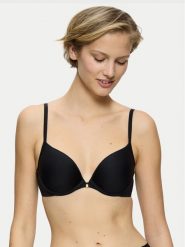 Triumph Biustonosz push-up Body Make-Up Essential 10161797 Czarny. Czarne biustonosze Triumph, bez wzorów, z syntetyku. Za 109.00 zł.