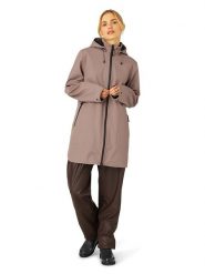 Ilse Jacobsen Płaszcz przeciwdeszczowy w kolorze szarobrązowym rozmiar: 36. Brązowe kurtki przeciwdeszczowe Ilse Jacobsen, bez wzorów, bez kaptura, outdoorowe. Za 303.45 zł.