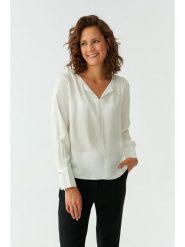 TATUUM Bluzka w kolorze białym rozmiar: 36. Białe bluzki Tatuum, bez wzorów, z wiskozy, bez kołnierzyka, bez ramiączek. Za 82.83 zł.