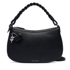 Torebka Armani Exchange. Czarne torebki klasyczne Armani Exchange, bez wzorów, klasyczne, bez dodatków. Za 669.99 zł.