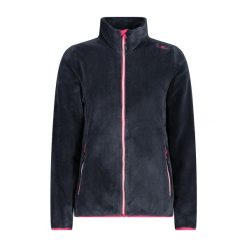 Damski polar CMP. Czarne bluzy z polaru CMP, bez wzorów, z polaru, trekkingowe. Za 307.00 zł.