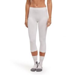Damskie legginsy 3/4 Falke Warm. Białe legginsy Falke, m, bez wzorów, z dzianiny. Za 272.25 zł.