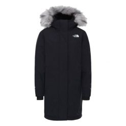 Kurtka turystyczna damska The North Face W Arctic Parka. Czarne płaszcze The North Face, l, bez wzorów, sportowe, bez kaptura. Za 1,638.00 zł.