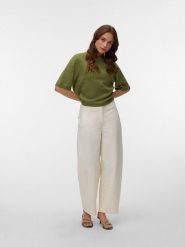 Vero Moda Sweter w kolorze oliwkowym rozmiar: XL. Brązowe swetry Vero Moda, xl, bez wzorów, z wełny, bez ramiączek. Za 109.95 zł.