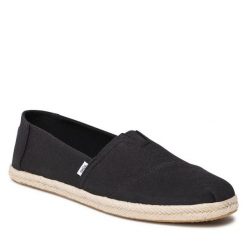 Espadryle Toms. Czarne espadryle TOMS, bez wzorów, bez obcasa. Za 229.99 zł.