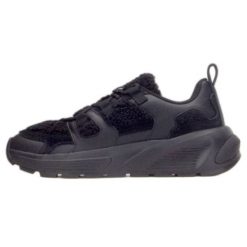 Buty Tommy Hilfiger Fur Fashion Runner W FW0FW07307BDS czarne. Czarne buty treningowe bez wzorów, z gumy, przed kostkę, bez zapięcia. W wyprzedaży za 696.29 zł.