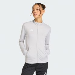 Bluza dresowa Entrada26. Szare bluzy adidas, bez wzorów, z dresówki, bez kaptura, climacool (adidas). Za 121.99 zł.