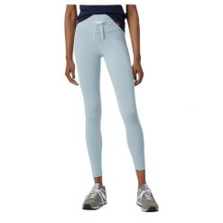 Damskie legginsy New Balance ATHLETICS YSTIC WP21556GF. Niebieskie legginsy sportowe New Balance, xs, bez wzorów, z bawełny, do biegania. Za 160.79 zł.