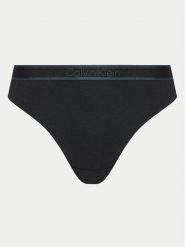 Calvin Klein Underwear Stringi 000QF7954E Czarny. Czarne stringi Calvin Klein Underwear, bez wzorów, z bawełny. Za 59.99 zł.