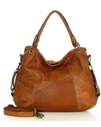 Torebka damska camel MARCO MAZZINI v136a. Brązowe torebki klasyczne bez wzorów, ze skóry, biznesowe, na ramię, bez dodatków. Za 599.00 zł.