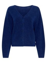 MOSS COPENHAGEN Kardigan "Milania" w kolorze granatowym rozmiar: S/M. Niebieskie swetry Moss Copenhagen, m, bez wzorów, bez ramiączek. Za 208.99 zł.