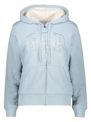 GAP Bluza w kolorze błękitnym rozmiar: S. Niebieskie bluzy z kapturem GAP, s, bez wzorów, bez kaptura. Za 159.95 zł.
