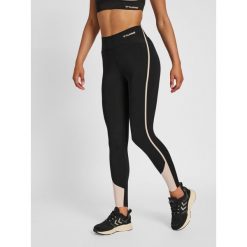 Damskie wysokie legginsy Hummel MT Riga. Czarne legginsy Hummel, bez wzorów, z elastanu, klasyczne. Za 385.50 zł.