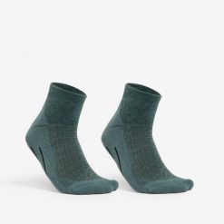 Skarpety turystyczne Quechua Hike 100 mid x 2. Skarpetki QUECHUA, bez wzorów, z bawełny. Za 34.99 zł.