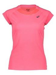 Asics Koszulka w kolorze różowym do biegania rozmiar: S. Różowe t-shirty sportowe ASICS, s, bez wzorów, bez ramiączek, do biegania. Za 69.42 zł.