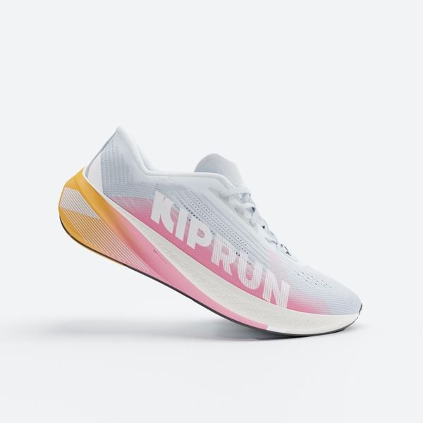 Buty do biegania damskie Kiprun Cushion 500 Premium. Brązowe buty do biegania KIPRUN, bez wzorów, bez zapięcia, do biegania. Za 399.99 zł.