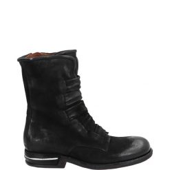 BOTKI DAMSKIE 516203 NERO 3165. Botki Venezia, bez wzorów, ze skóry, bez obcasa, bez zapięcia. Za 559.00 zł.
