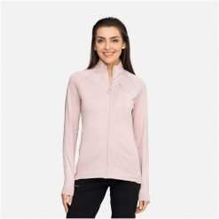 Bluza damska VIKING Birger Lady rozpinana. Czerwone bluzy z kapturem Viking, l, bez wzorów, z elastanu, z kapturem, na fitness i siłownię. Za 319.90 zł.