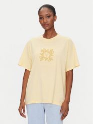 ViCOLO T-Shirt RD0119 Żółty Regular Fit. Żółte t-shirty ViCOLO, s, bez wzorów, z bawełny, bez kołnierzyka, bez ramiączek. Za 259.99 zł.